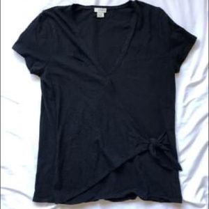 J. Crew Wrap Top